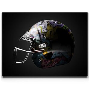 Graffiti Football Helmet