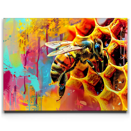 Graffiti Honey Posters, Prints, & Visual Artwork TheGoatWallArt LANDSCAPE 24x18 0.75" STANDARD