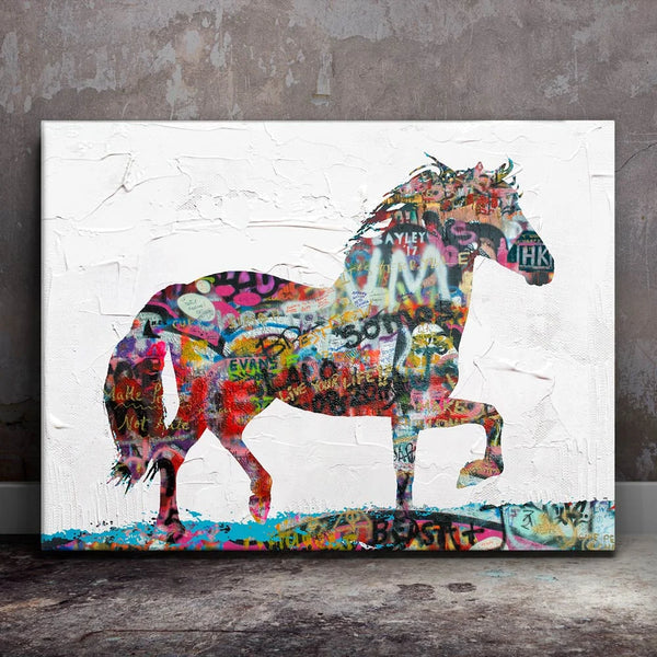 Graffiti Horse – TheGOATWallArt