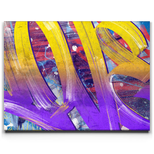 Graffiti Love - Colorful 1 Posters, Prints, & Visual Artwork TheGoatWallArt LANDSCAPE 24x18 0.75" STANDARD