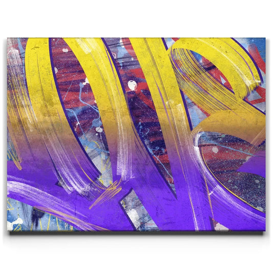Graffiti Love - Colorful 1 Posters, Prints, & Visual Artwork TheGoatWallArt LANDSCAPE 24x18 0.75" STANDARD
