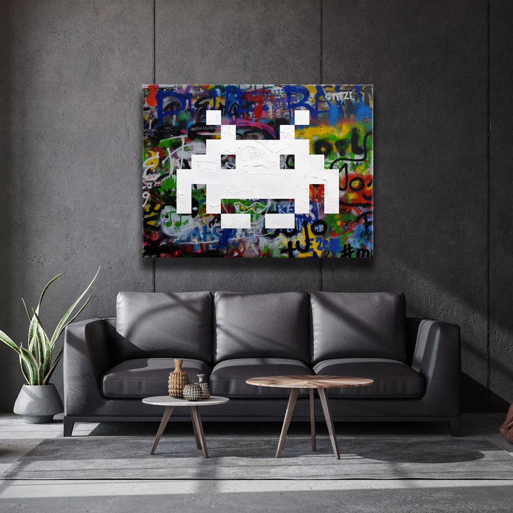 Featured image 2 for Graffiti Space Invader