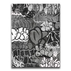 Graffiti Wall - Black and White