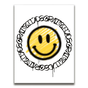 Gratitude & Happiness - White