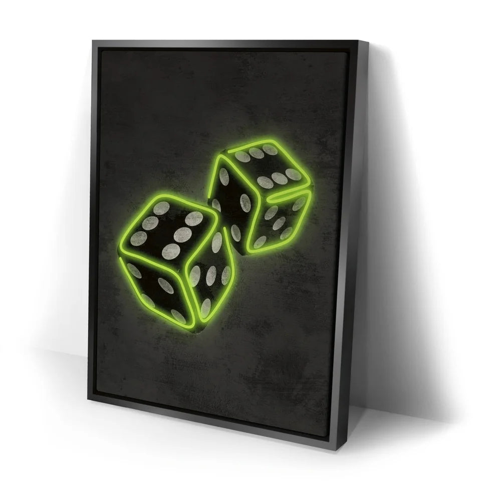 Featured image 2 for Green Dice - Neon Style
