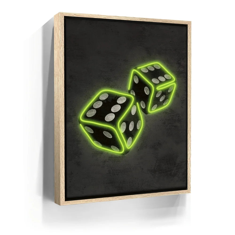 Featured image 9 for Green Dice - Neon Style