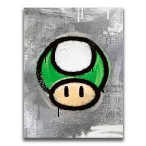 Green Mushroom - Graffiti