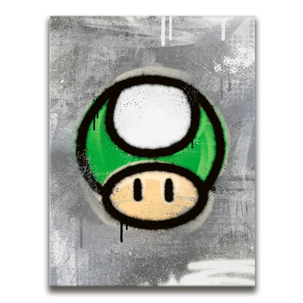 Featured image 1 for Green Mushroom - Graffiti