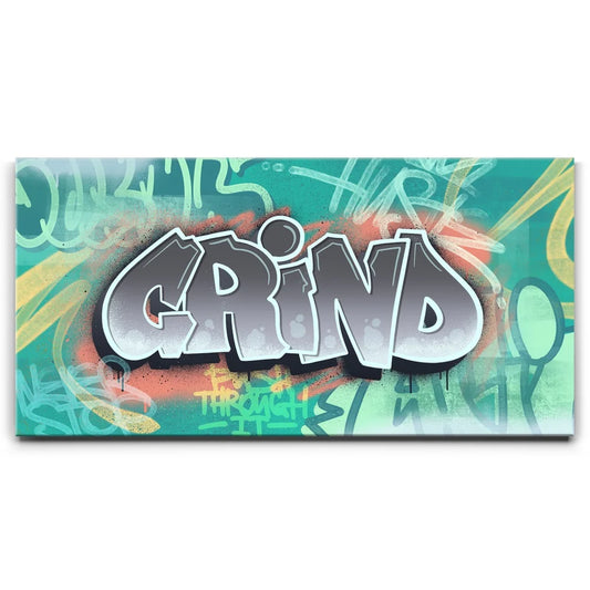 Grind - Graffiti Posters, Prints, & Visual Artwork TheGoatWallArt LANDSCAPE - WIDE 30x15 0.75" STANDARD
