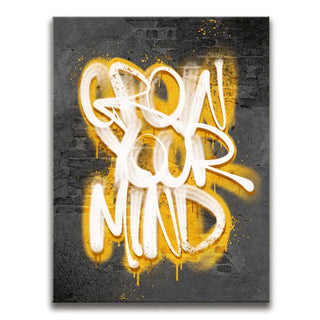 Grow Your Mind - Graffiti Gold