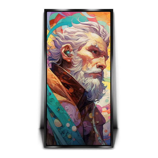 Guardian of the Realms Posters, Prints, & Visual Artwork TheGoatWallArt PORTRAIT - TALL 15x30 1.70" BLACK FRAME