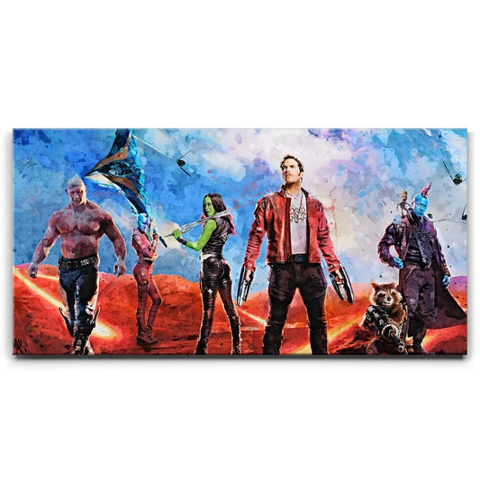 Guardians Canvas Set Posters, Prints, & Visual Artwork TheGoatWallArt LANDSCAPE - WIDE 30x15 0.75" STANDARD