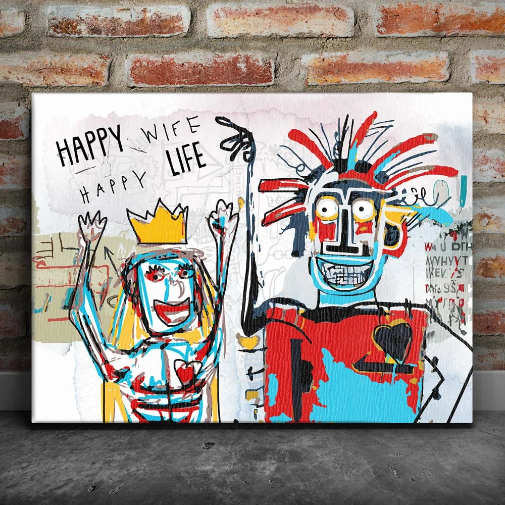 Featured image 1 for Happy Wife, Happy Life - Basquiat Style