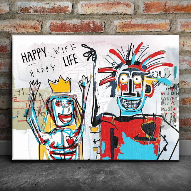 Featured image 1 for Happy Wife, Happy Life - Basquiat Style