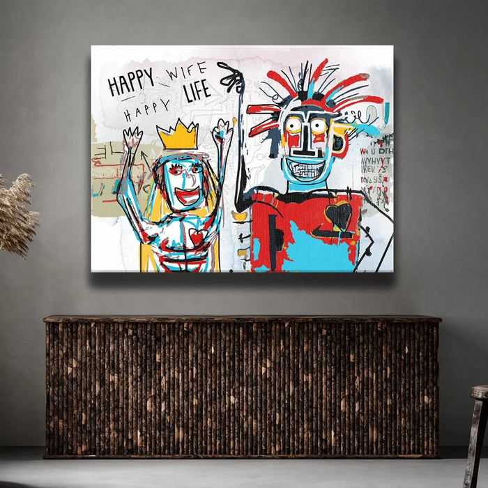 Featured image 2 for Happy Wife, Happy Life - Basquiat Style