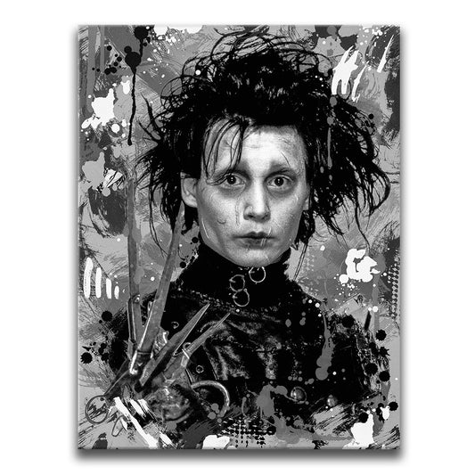 He Prefers Edward b&w Posters, Prints, & Visual Artwork TheGoatWallArt PORTRAIT 18x24 0.75" STANDARD
