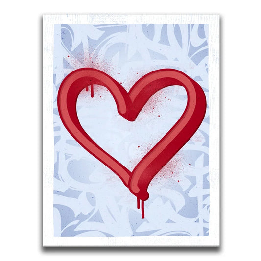 Heart - Border - Calligraphy