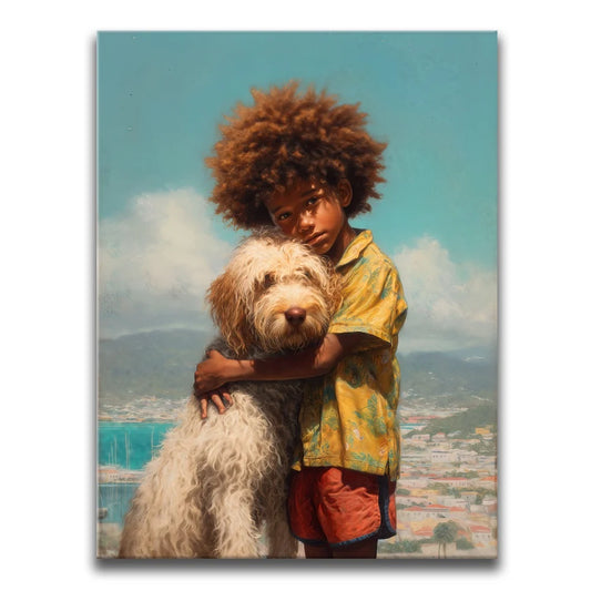 Heart On A Leash Posters, Prints, & Visual Artwork TheGoatWallArt PORTRAIT 18x24 0.75" STANDARD