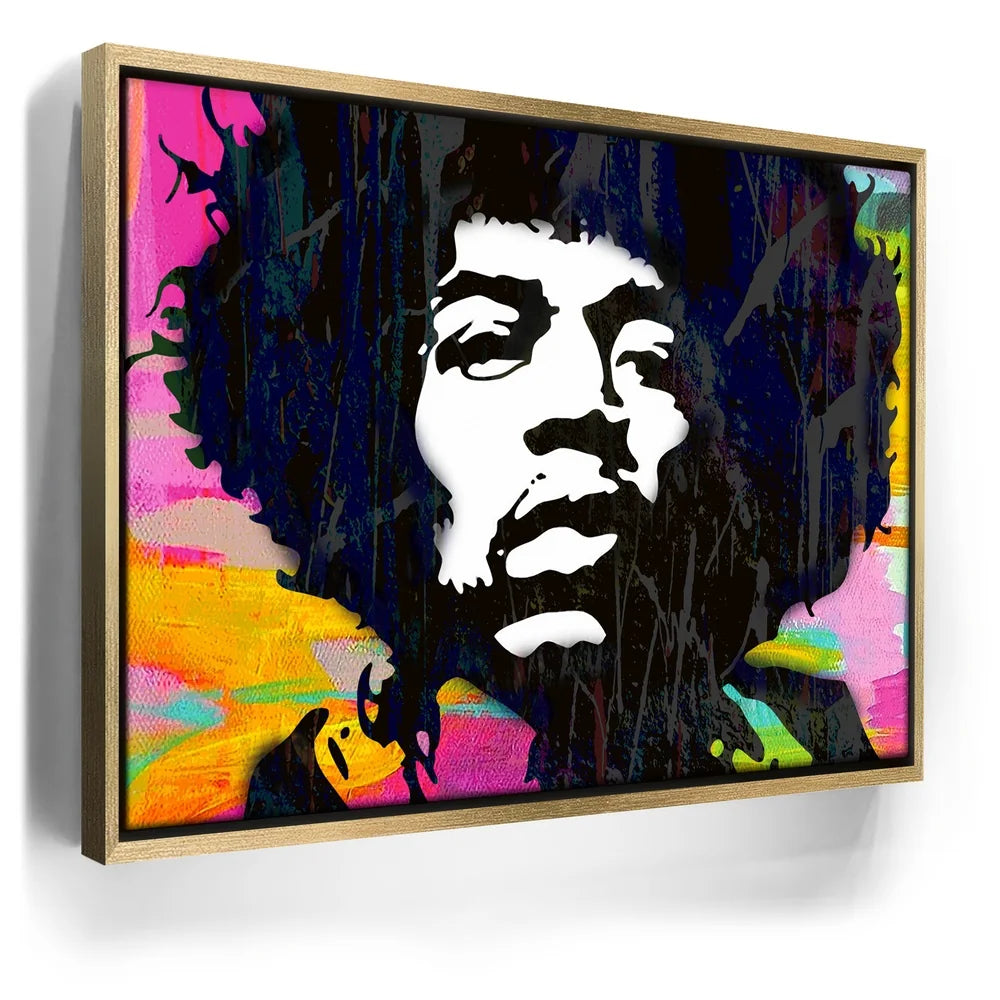 Hendrix - Andy Warhol Style – TheGOATWallArt