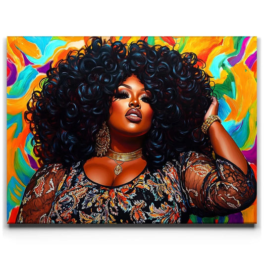 Her Aura, Her Rules Posters, Prints, & Visual Artwork TheGoatWallArt LANDSCAPE 24x18 0.75" STANDARD