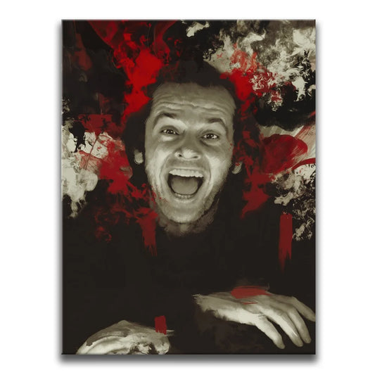 Here's Johnny! II Posters, Prints, & Visual Artwork TheGoatWallArt PORTRAIT 18x24 0.75" STANDARD