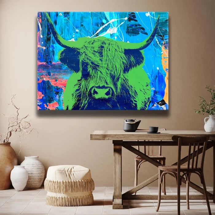 Featured image 2 for Highland Cow Green