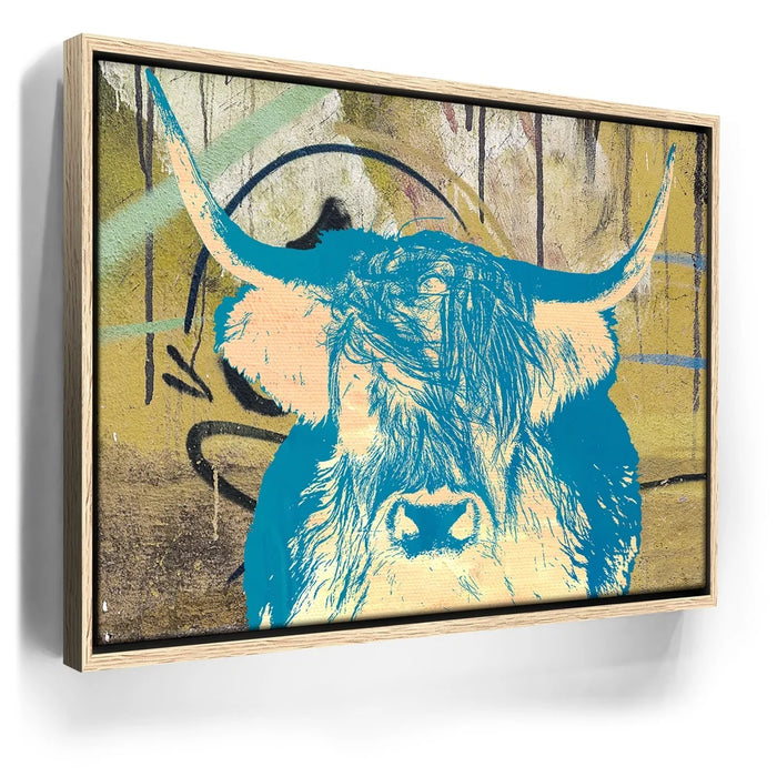 Featured image 9 for Highland Cow Light Blue