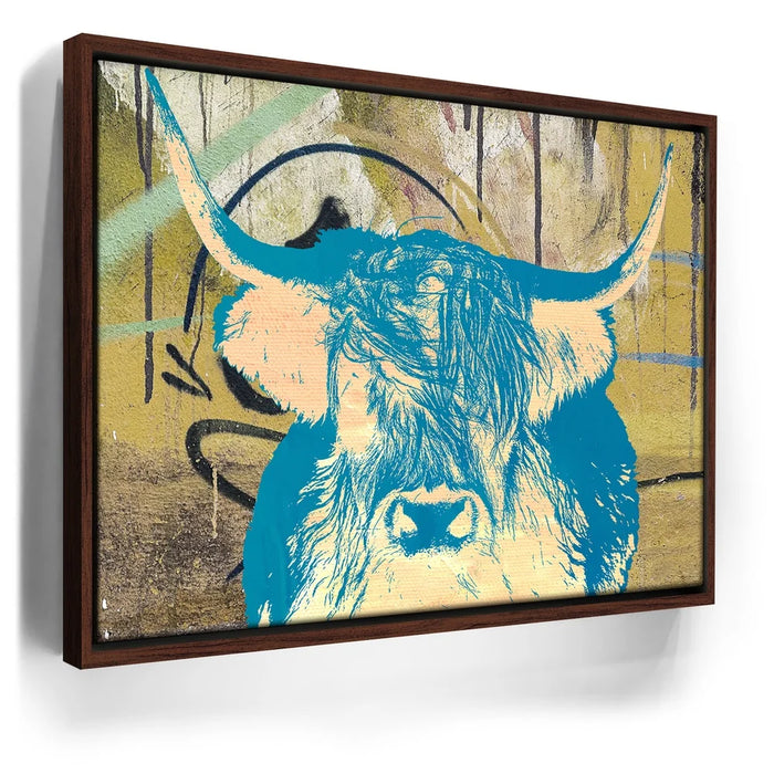 Featured image 10 for Highland Cow Light Blue