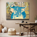 Thumbnail image 2 for Highland Cow Light Blue