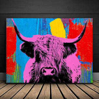 Highland Cow Pink