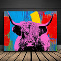 Featured image 1 for Highland Cow Pink