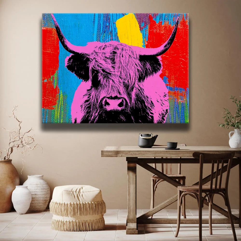 Featured image 2 for Highland Cow Pink
