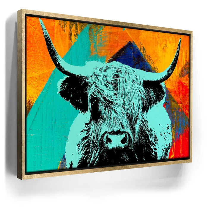 Featured image 7 for Highland Cow Teal