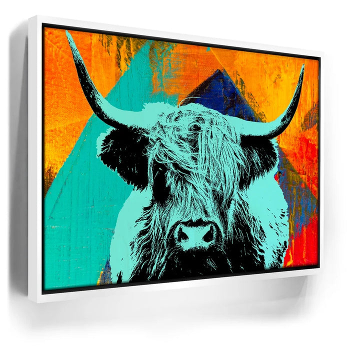 Featured image 6 for Highland Cow Teal