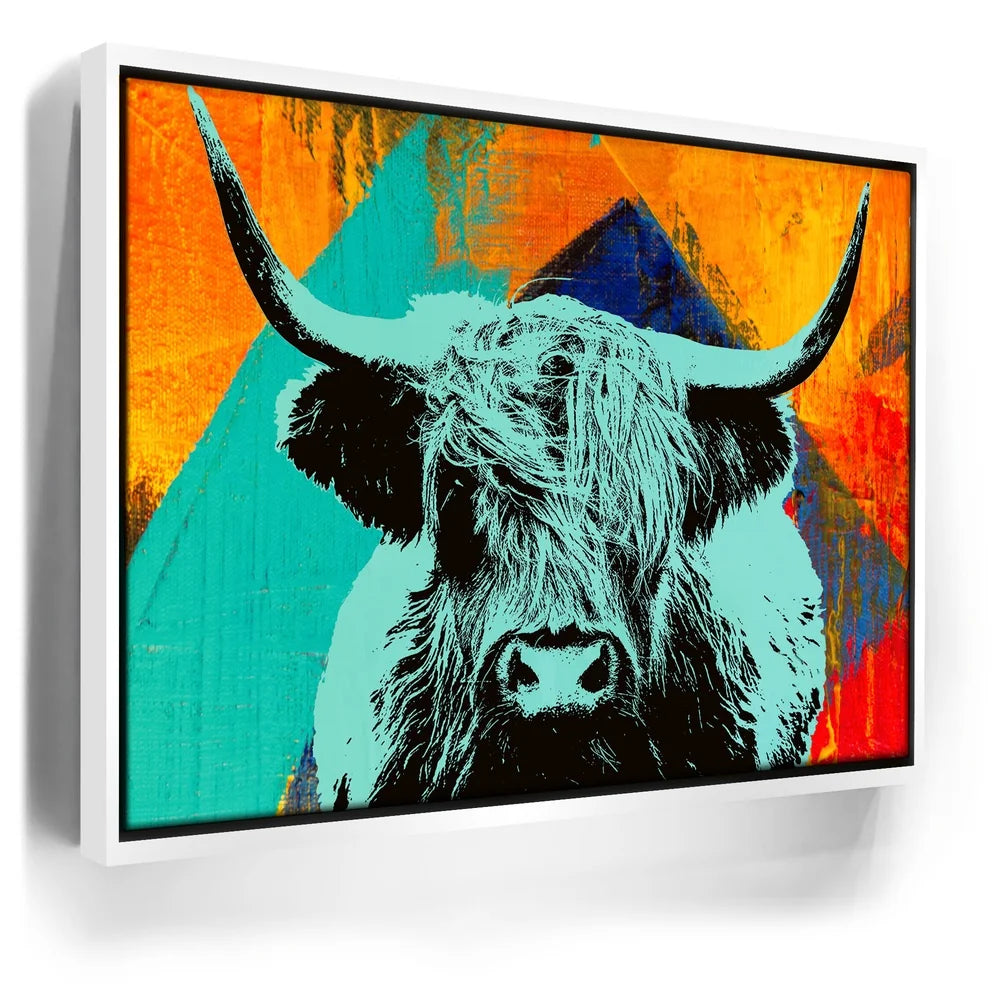 Featured image 6 for Highland Cow Teal