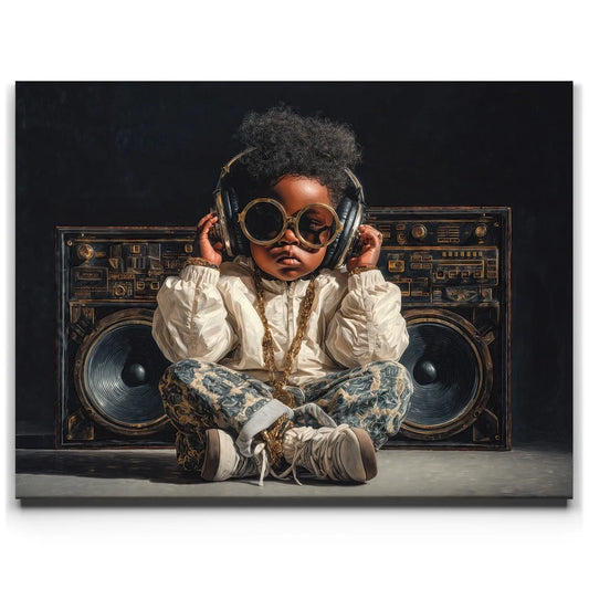 Hip-Hop Heredity Posters, Prints, & Visual Artwork TheGoatWallArt LANDSCAPE 24x18 0.75" STANDARD