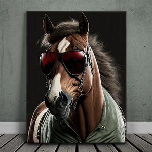 Horse Wearing Glasses I