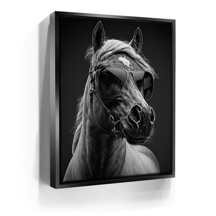 Featured image 5 for Horse Wearing Glasses II - Black and White