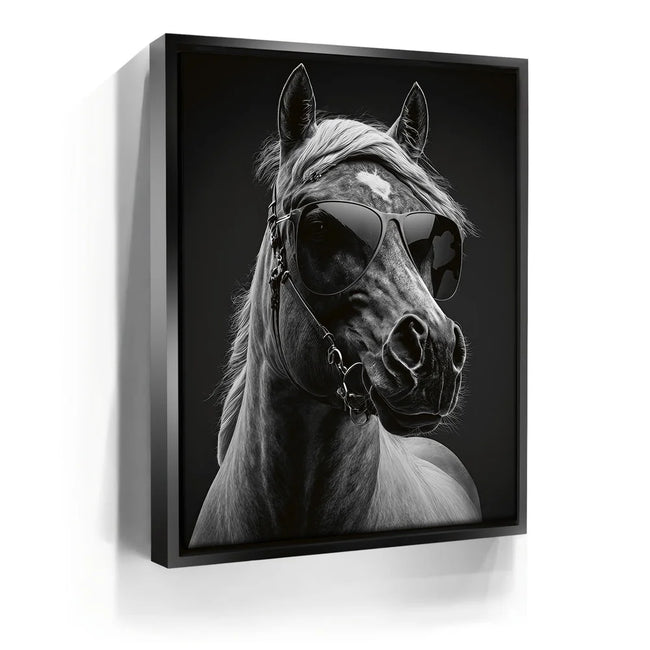 Featured image 5 for Horse Wearing Glasses II - Black and White