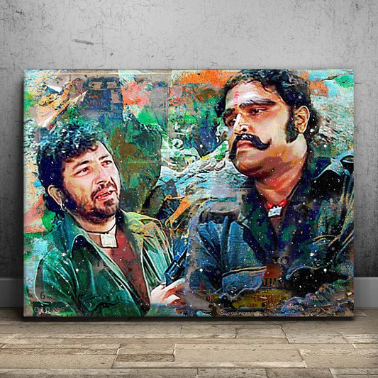 How Many Men Were There...? Posters, Prints, & Visual Artwork TheGoatWallArt LANDSCAPE 24x18 0.75" STANDARD