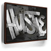 Featured image 10 for Hustle - Calligraphy - Black and White