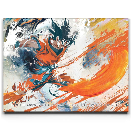 I Am The Answer Posters, Prints, & Visual Artwork TheGoatWallArt LANDSCAPE 24x18 0.75" STANDARD