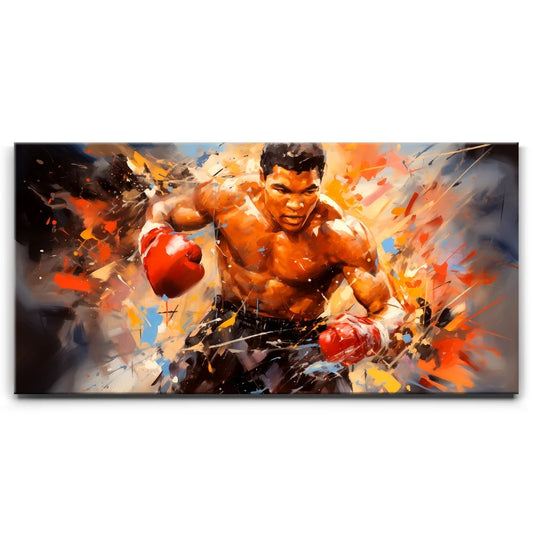 I Am The Greatest - Colorful Posters, Prints, & Visual Artwork TheGoatWallArt LANDSCAPE - WIDE 30x15 0.75" STANDARD