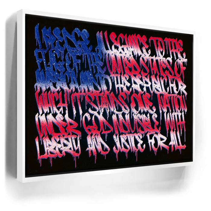 Featured image 6 for I Pledge Allegiance To The Flag - Calligraphy