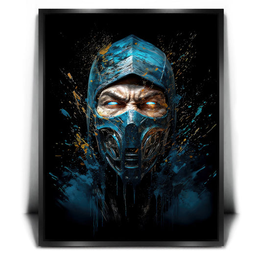 Ice Posters, Prints, & Visual Artwork TheGoatWallArt PORTRAIT 18x24 1.70" BLACK FRAME