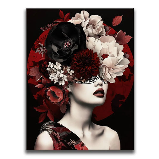 In Her Bloom Posters, Prints, & Visual Artwork TheGoatWallArt PORTRAIT 18x24 0.75" STANDARD