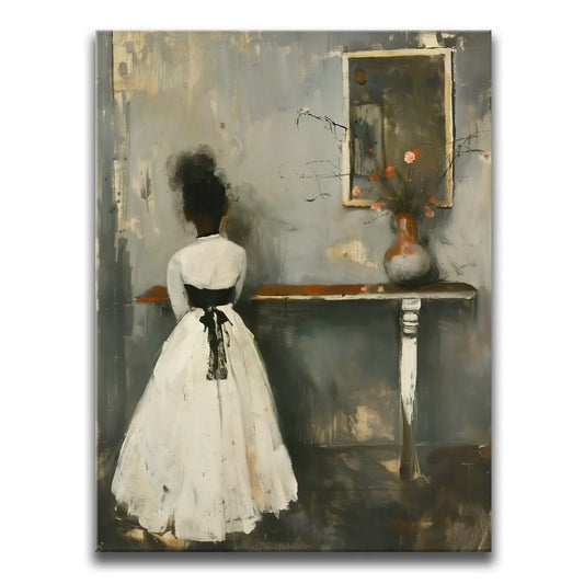 In Quiet Contemplation Posters, Prints, & Visual Artwork TheGoatWallArt PORTRAIT 18x24 0.75" STANDARD