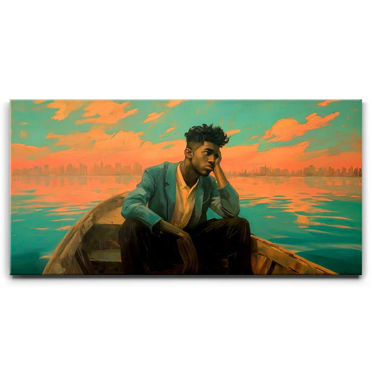 In The Wake Of What Was Posters, Prints, & Visual Artwork TheGoatWallArt LANDSCAPE - WIDE 30x15 0.75" STANDARD