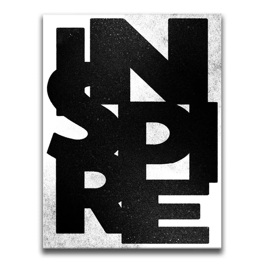 Inspire - Black Text