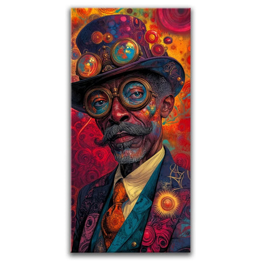 Interstellar Inventor Posters, Prints, & Visual Artwork TheGoatWallArt PORTRAIT - TALL 15x30 0.75" STANDARD